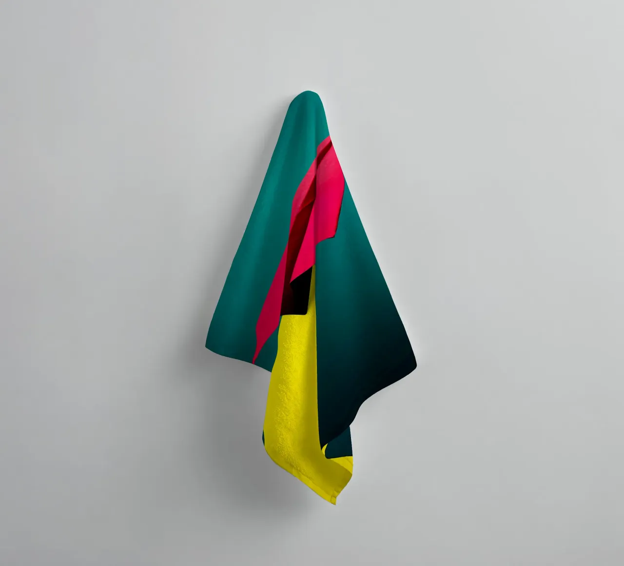 Aereo di carta - Pop Art asciugamano da bagno da ColorCrash Gallery