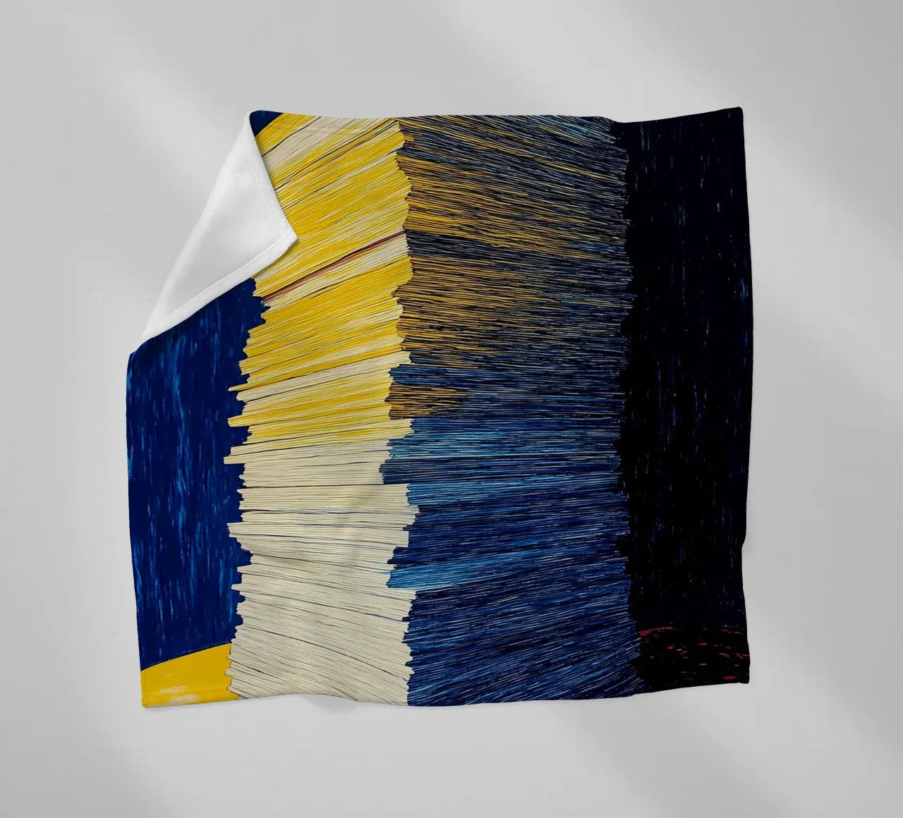 Stack Of Papers - Pop Art fleece blanket by ColorCrash Gallery
