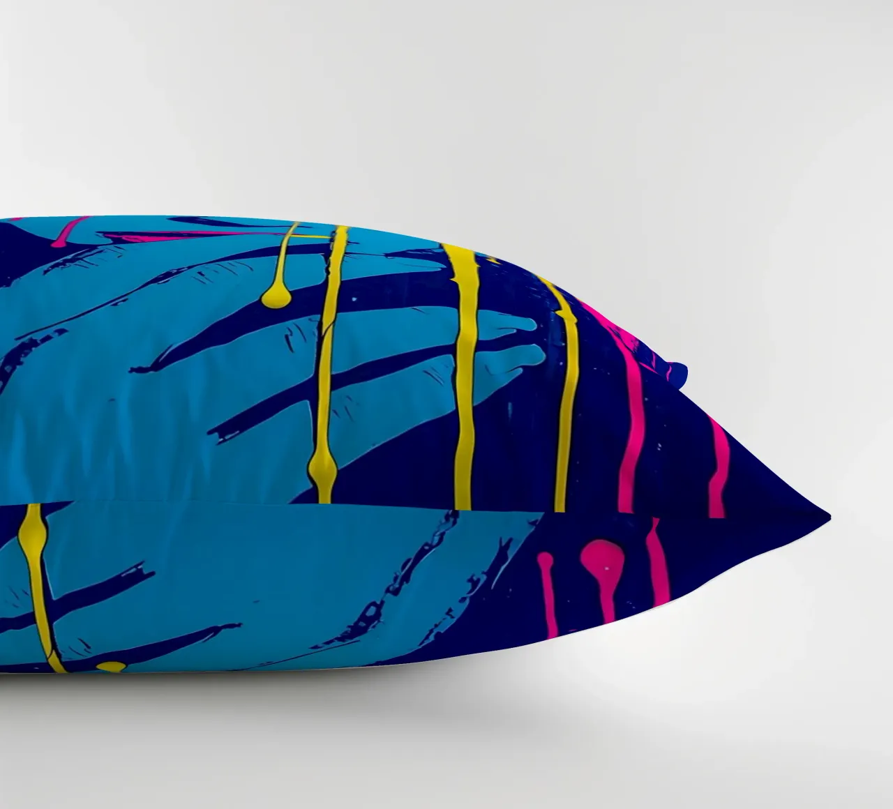 Donna dai colori sgocciolanti - Pop Art cuscino da ColorCrash Gallery