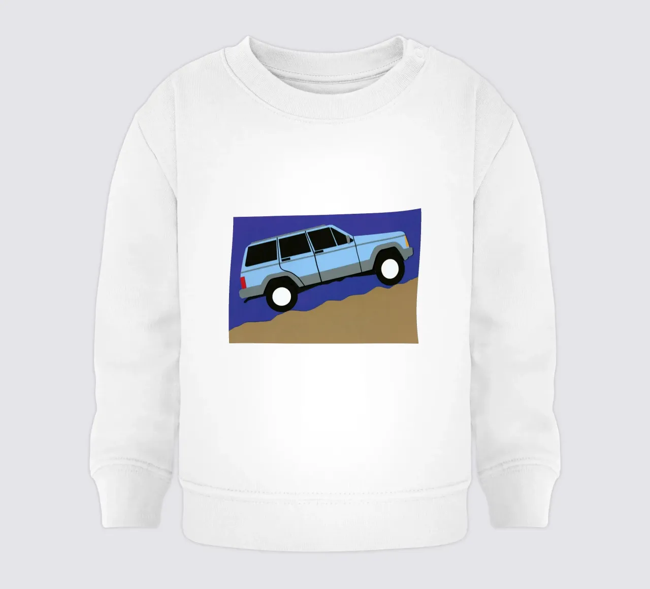 Blue SUV felpa neonato da Rosi Feist
