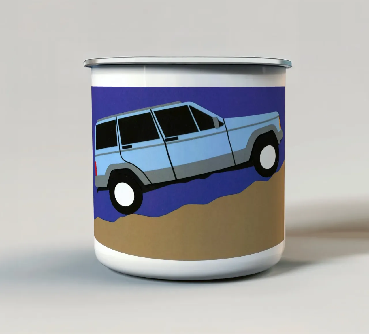 Blue SUV tazza in smalto da Rosi Feist