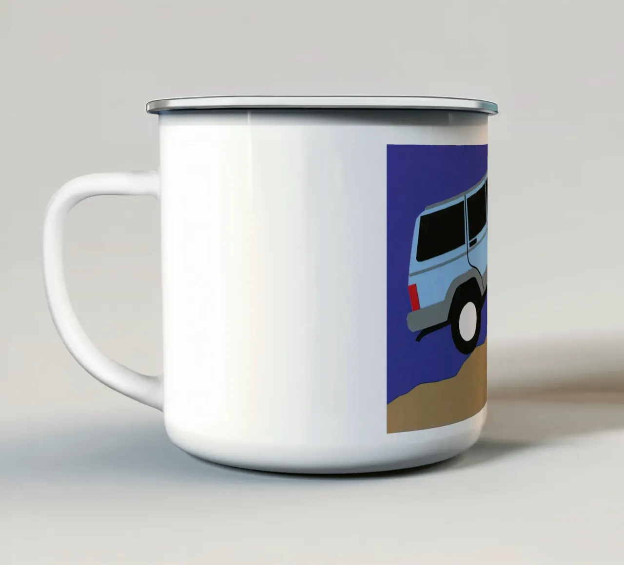 Blue SUV tazza in smalto da Rosi Feist
