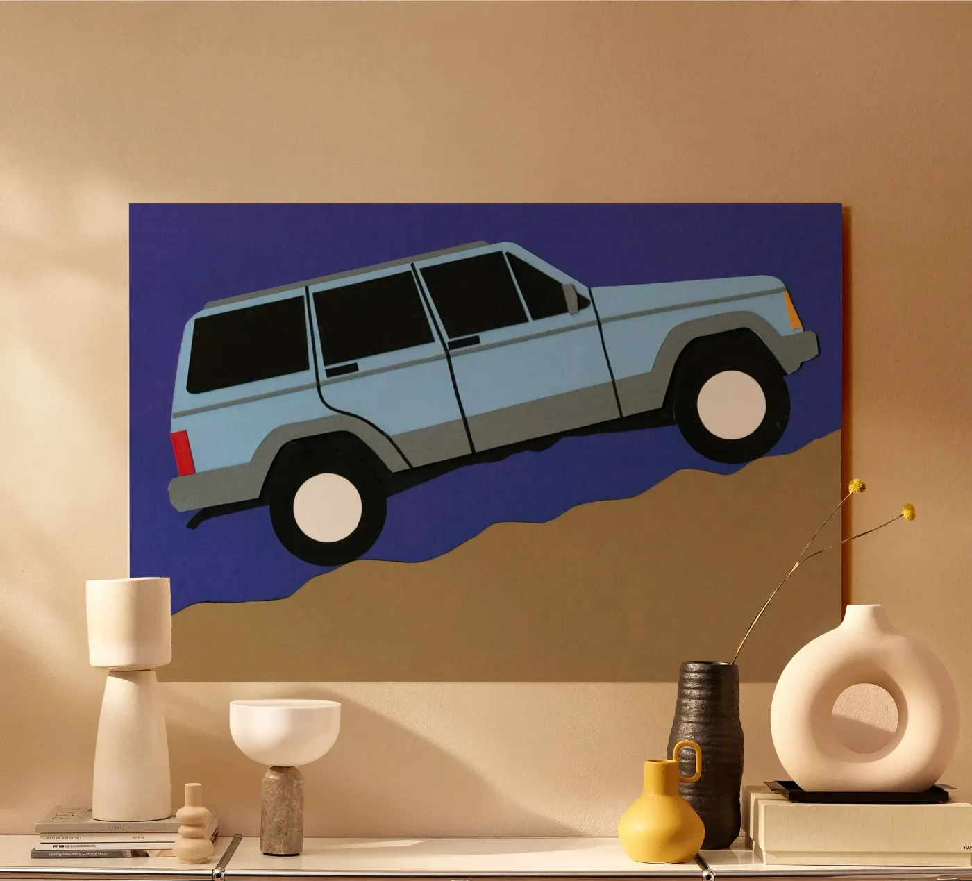 Blue SUV plexiglas de Rosi Feist