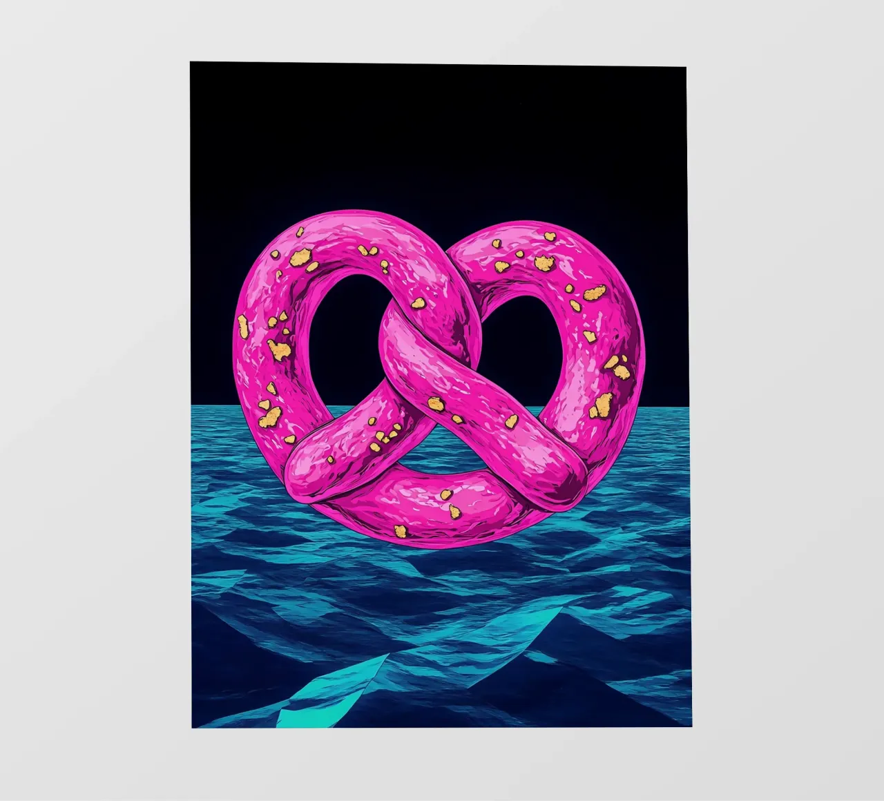 Pretzel - Pop Art pellicola backlit da ColorCrash Gallery