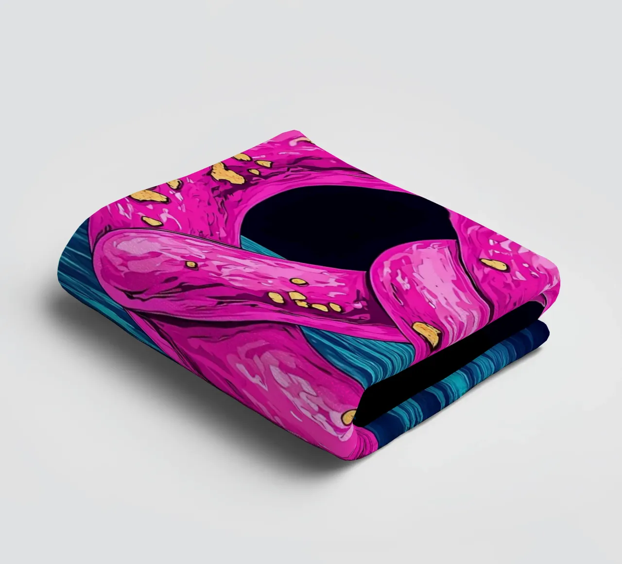Pretzel - Pop Art asciugamano da bagno da ColorCrash Gallery