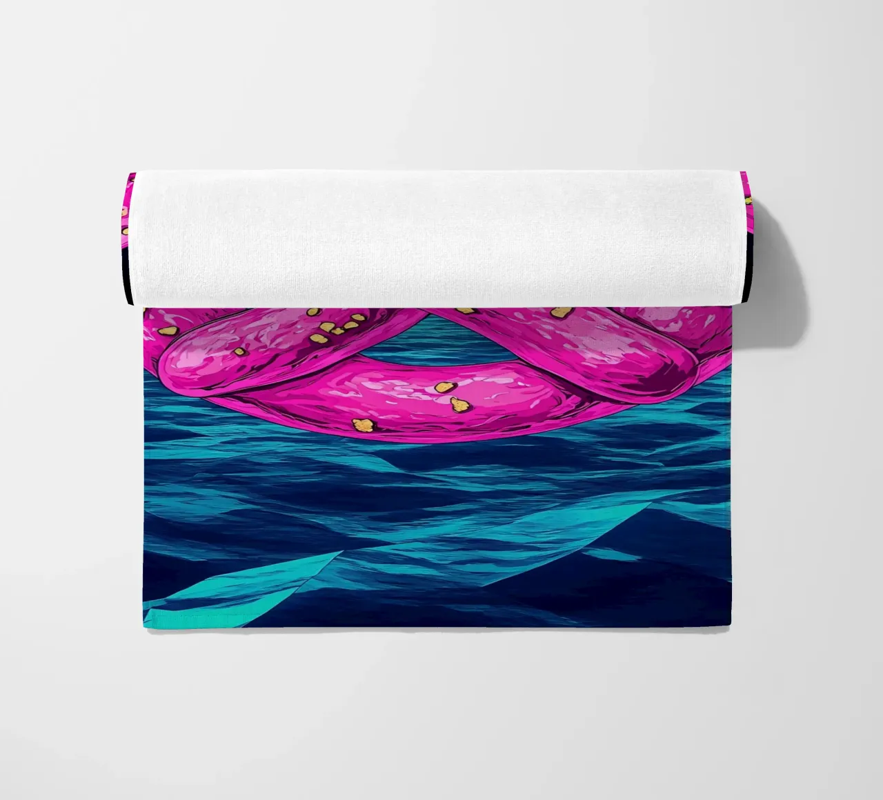 Pretzel - Pop Art telo mare da ColorCrash Gallery
