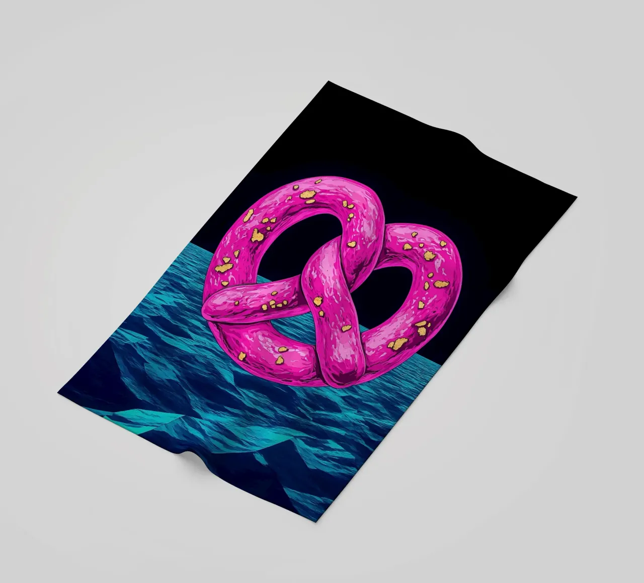 Pretzel - Pop Art telo mare da ColorCrash Gallery