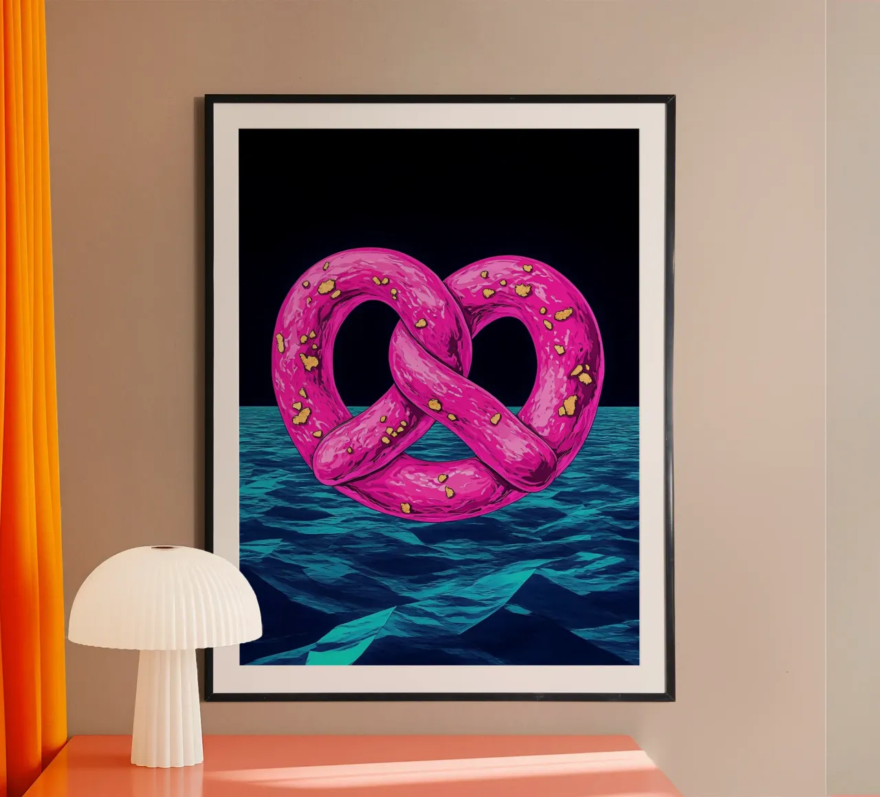 Pretzel - Pop Art poster by ColorCrash Gallery