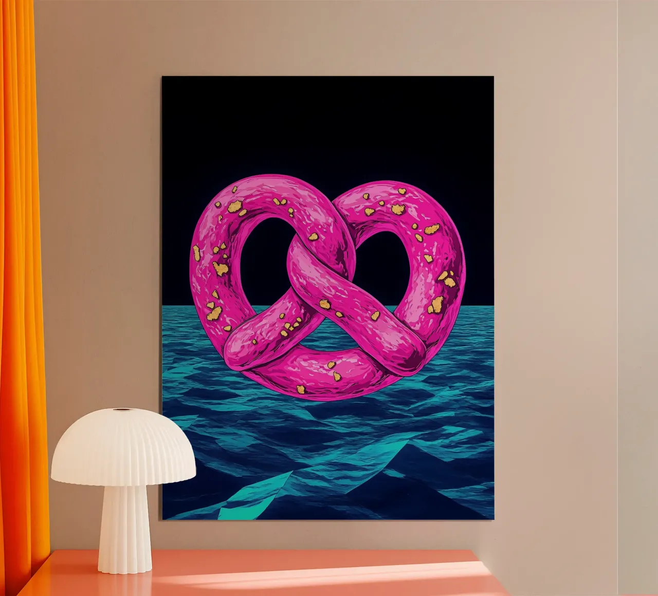 Pretzel - Pop Art poster by ColorCrash Gallery