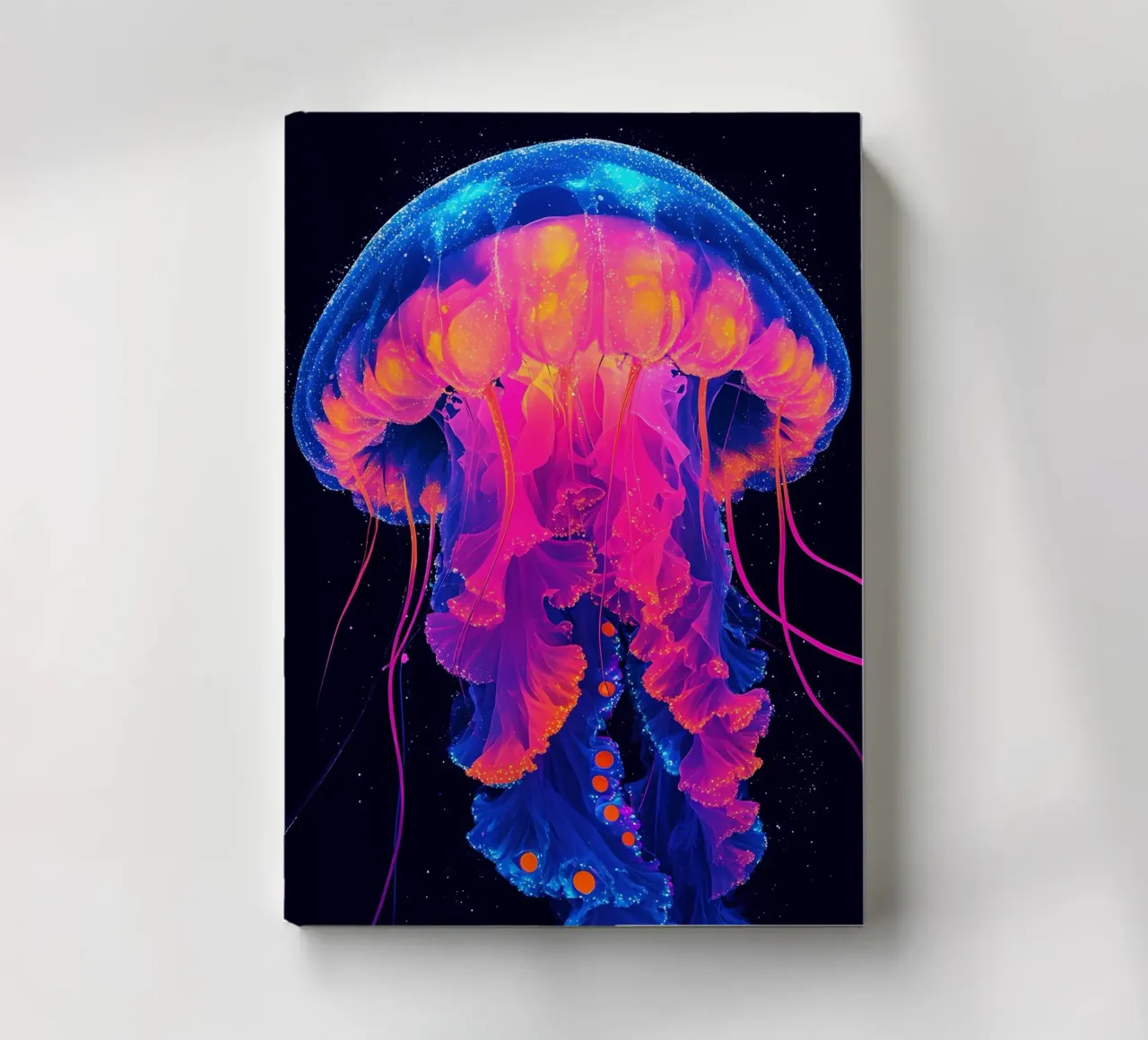 Jellyfish - Pop Art notebook by ColorCrash Gallery