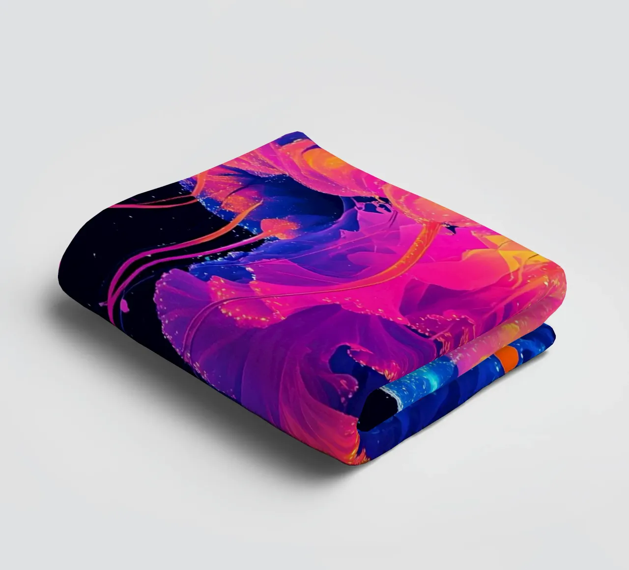 Jellyfish - Pop Art towel by ColorCrash Gallery