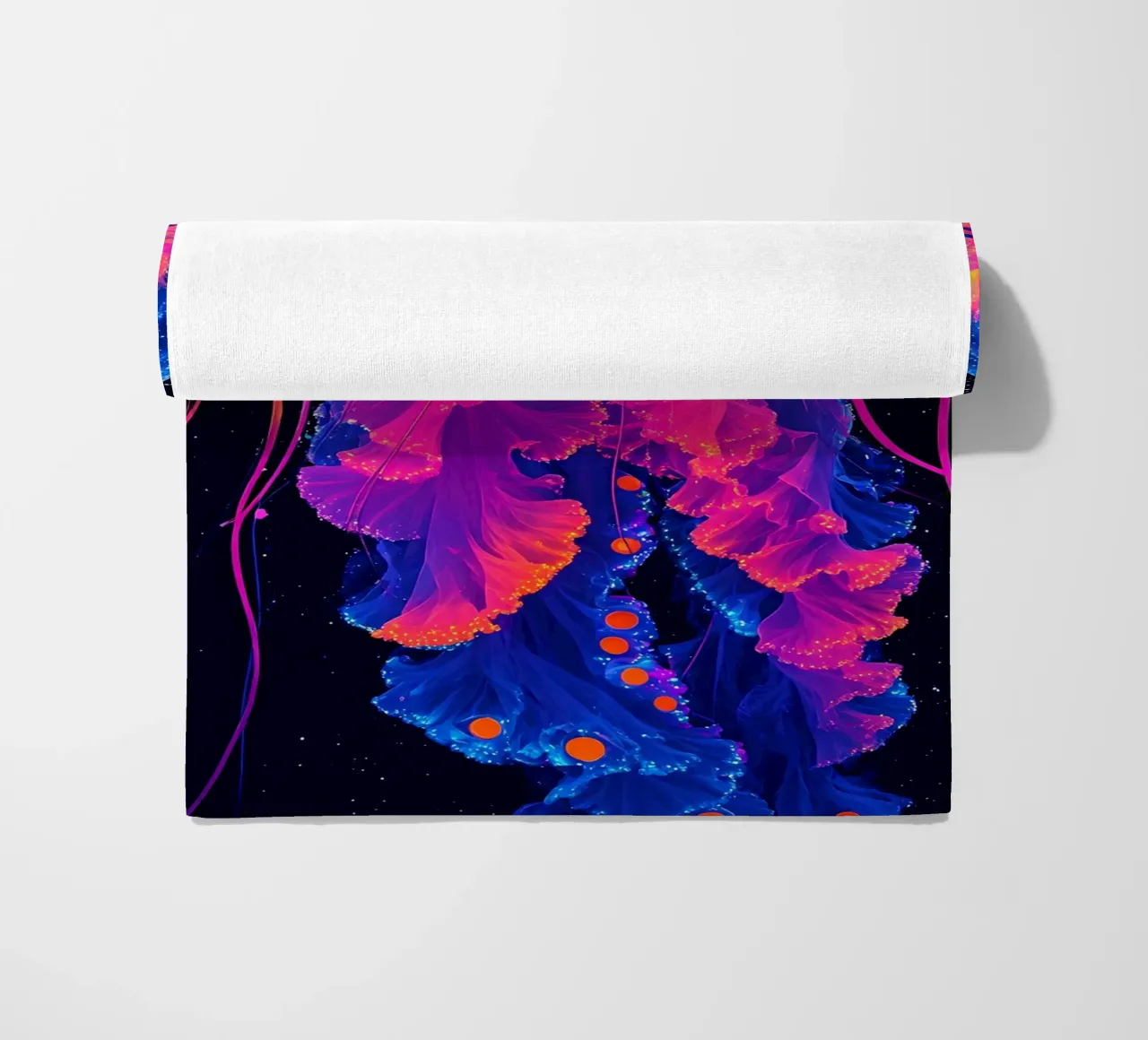 Jellyfish - Pop Art beach towel by ColorCrash Gallery