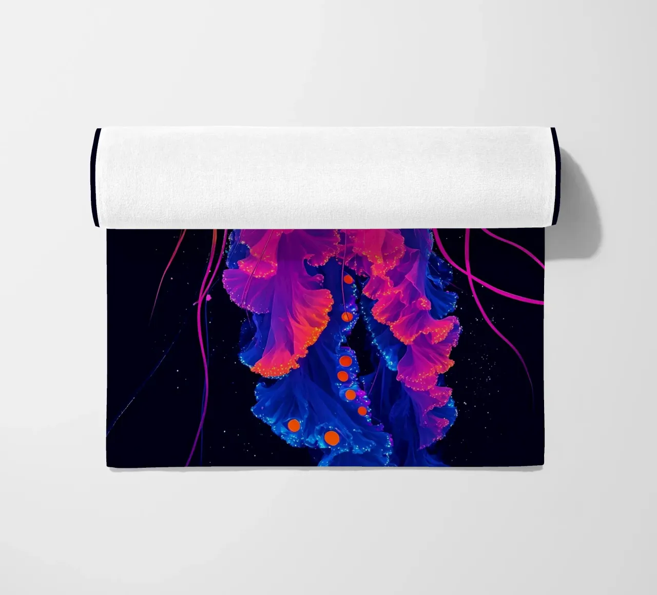 Jellyfish - Pop Art beach towel by ColorCrash Gallery
