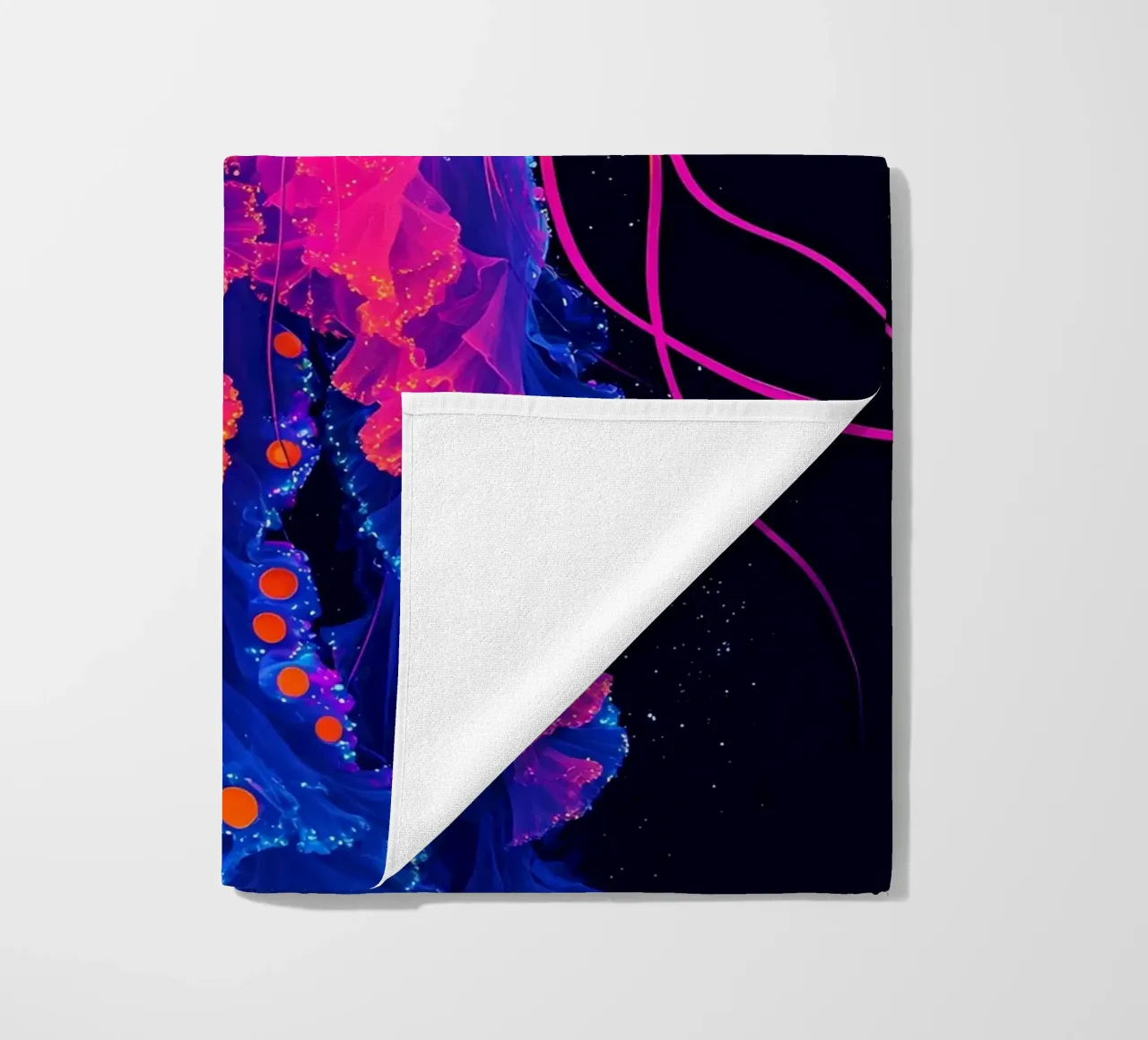 Jellyfish - Pop Art beach towel by ColorCrash Gallery