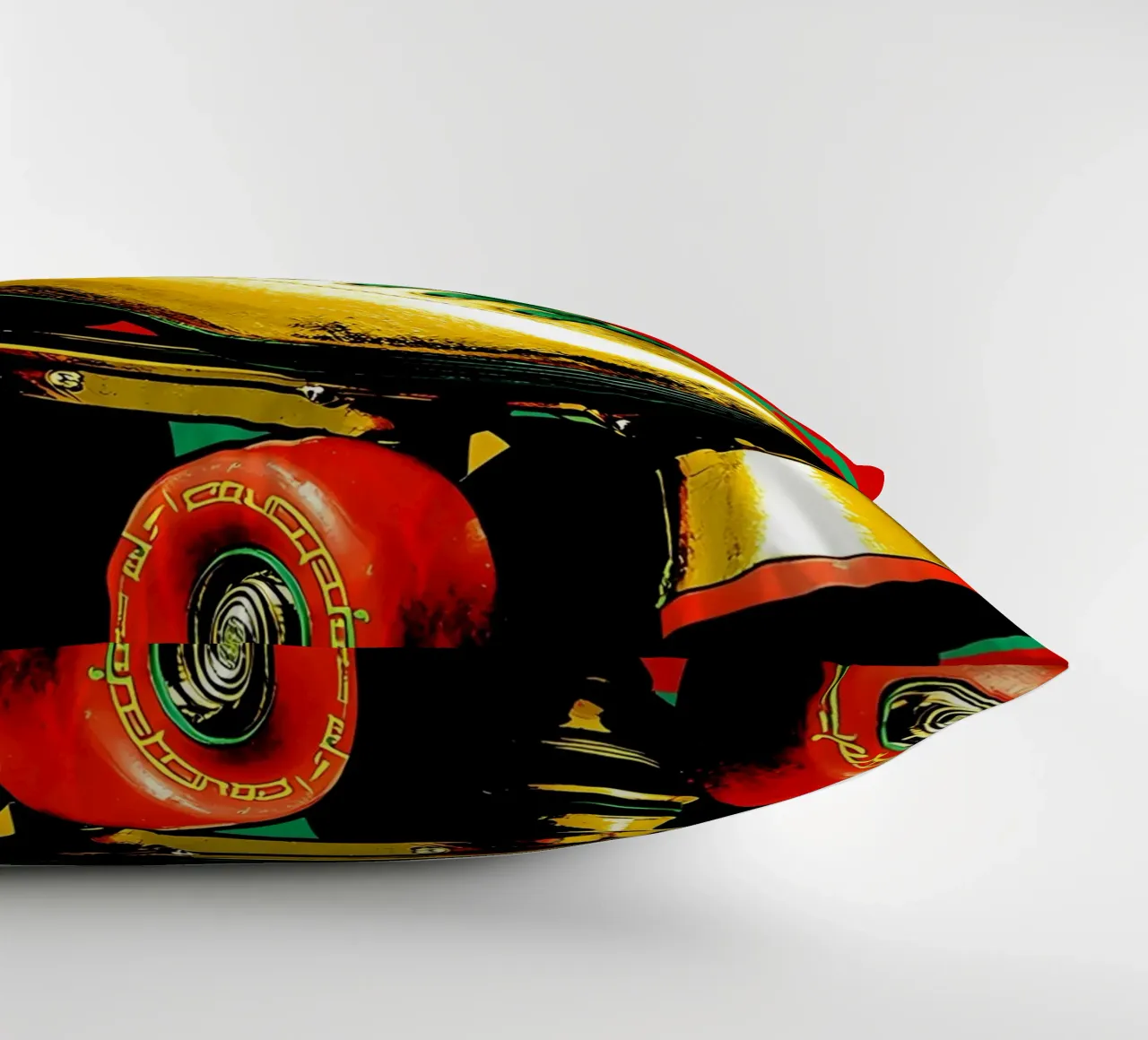 Pattini a rotelle - Pop Art cuscino da ColorCrash Gallery