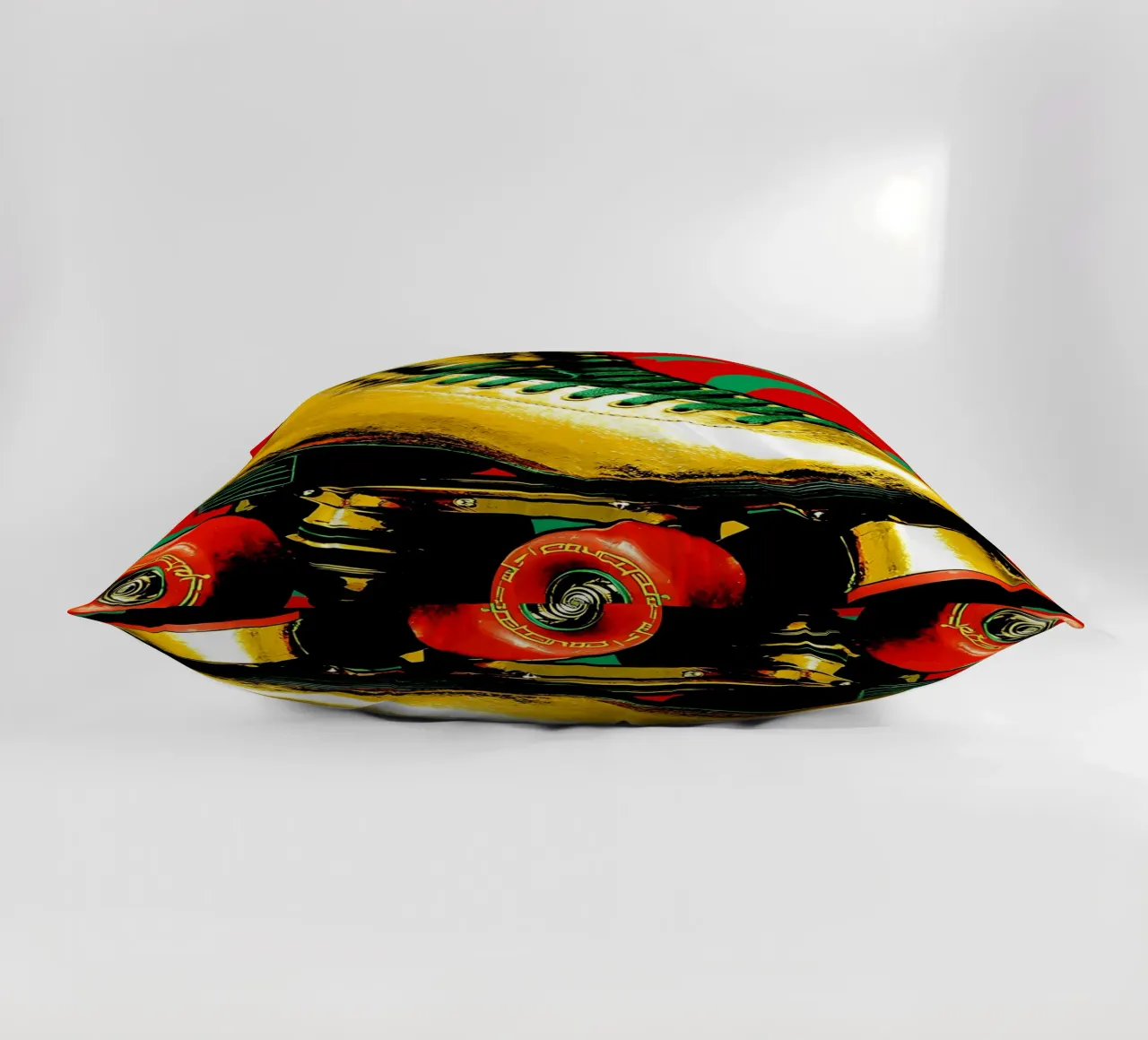Pattini a rotelle - Pop Art cuscino da ColorCrash Gallery