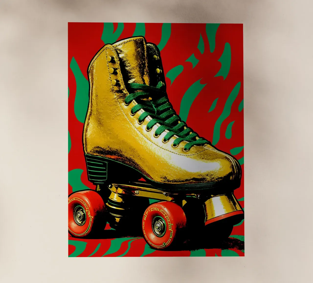 Pattini a rotelle - Pop Art pellicola backlit da ColorCrash Gallery