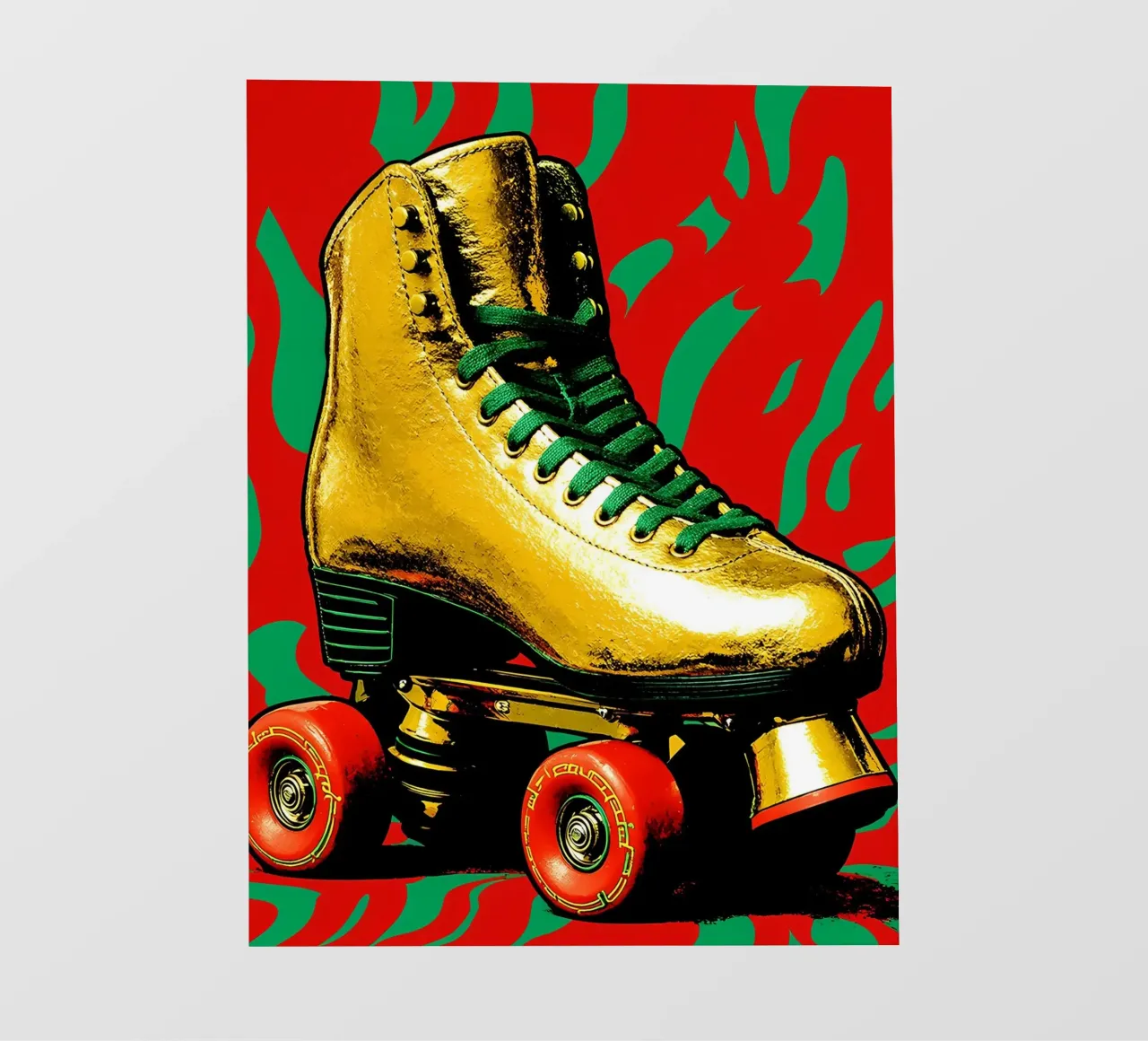 Pattini a rotelle - Pop Art pellicola backlit da ColorCrash Gallery