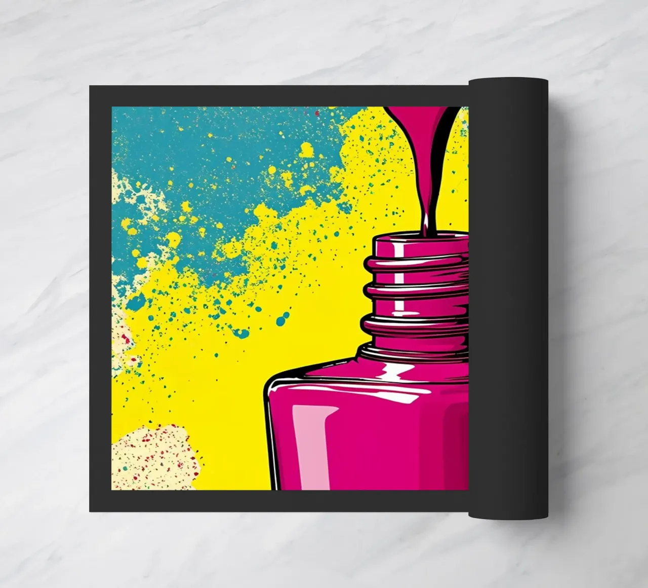 Bottiglia di smalto per unghie - Pop Art zerbino da ColorCrash Gallery