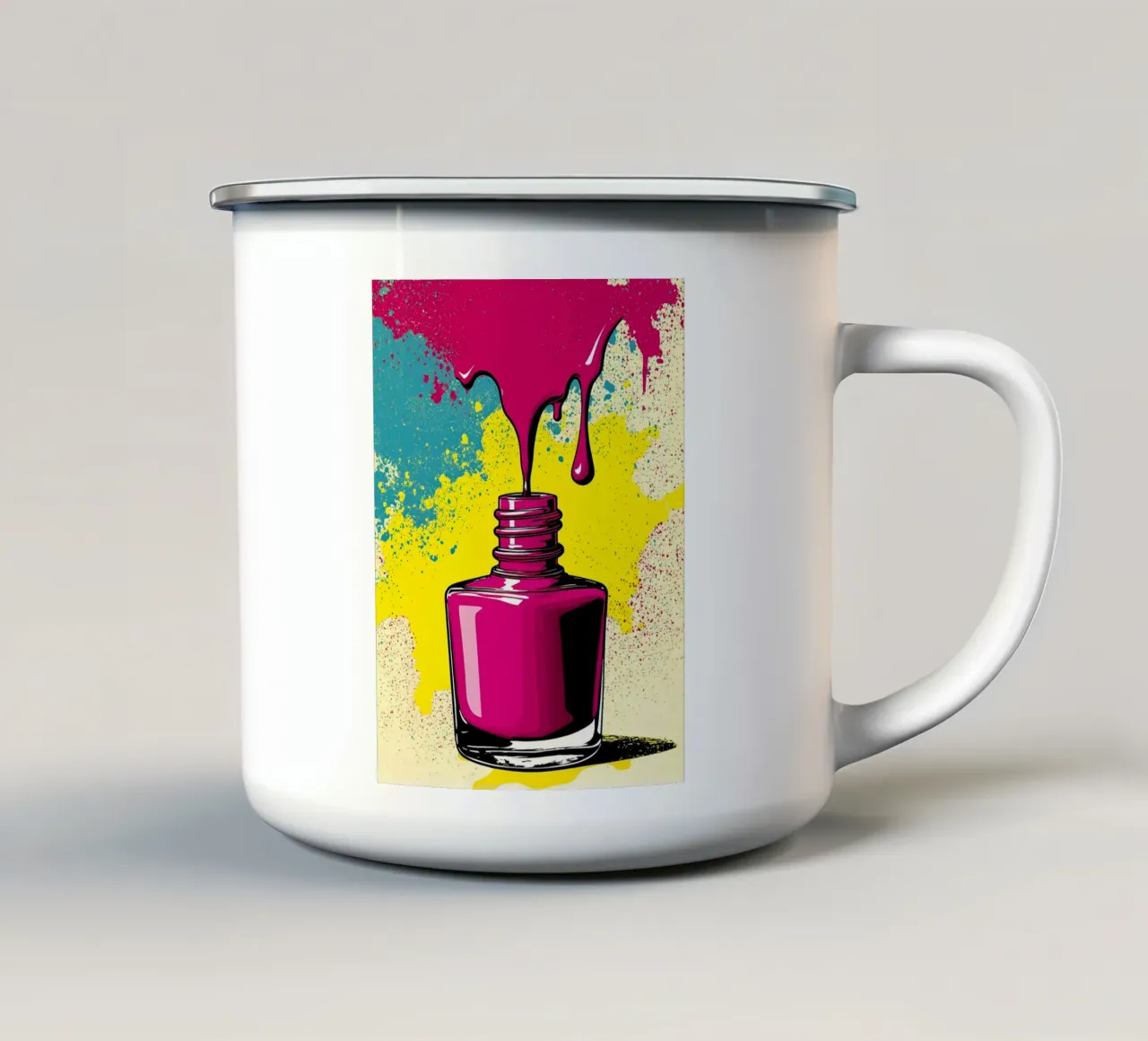 Bottiglia di smalto per unghie - Pop Art tazza in smalto da ColorCrash Gallery