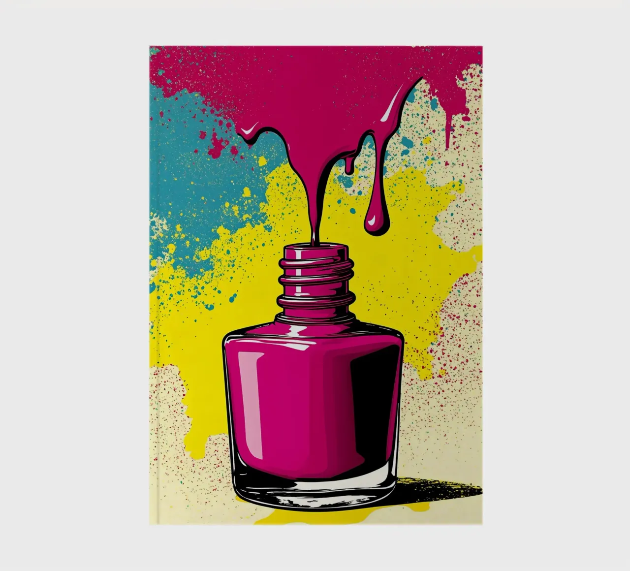Bottiglia di smalto per unghie - Pop Art diario da ColorCrash Gallery
