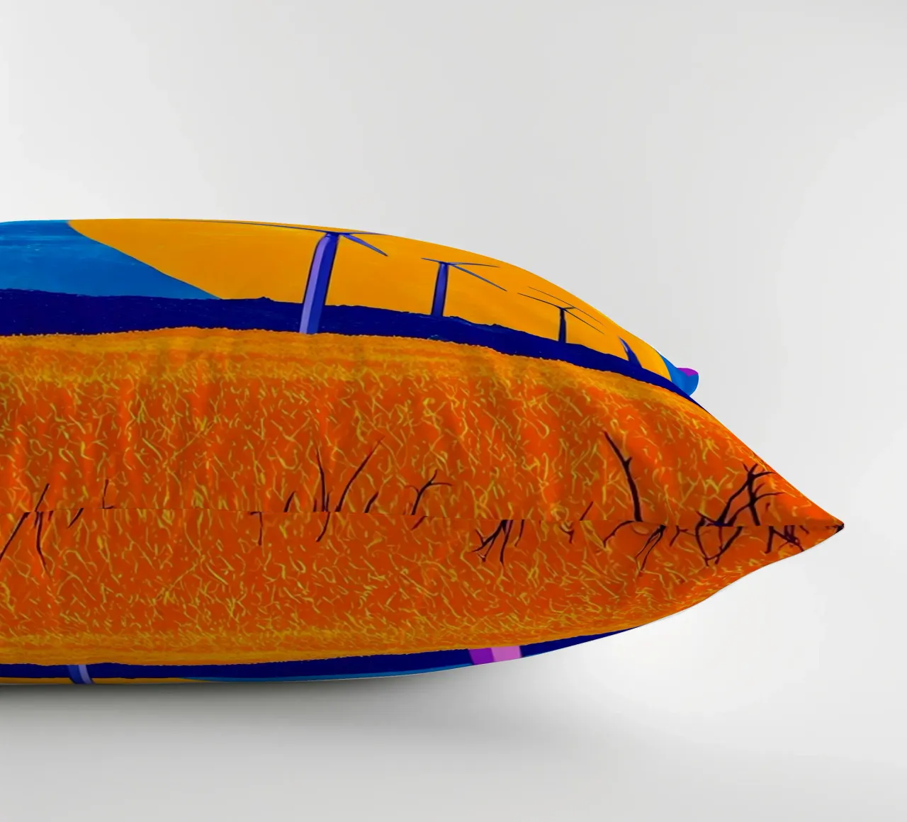 Turbine eoliche - Pop Art cuscino da ColorCrash Gallery
