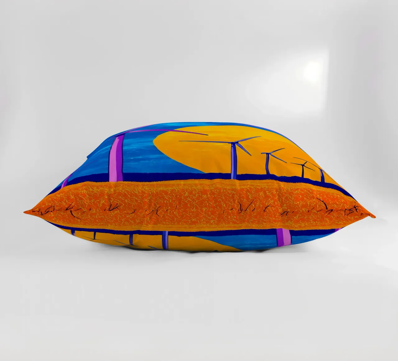 Turbine eoliche - Pop Art cuscino da ColorCrash Gallery