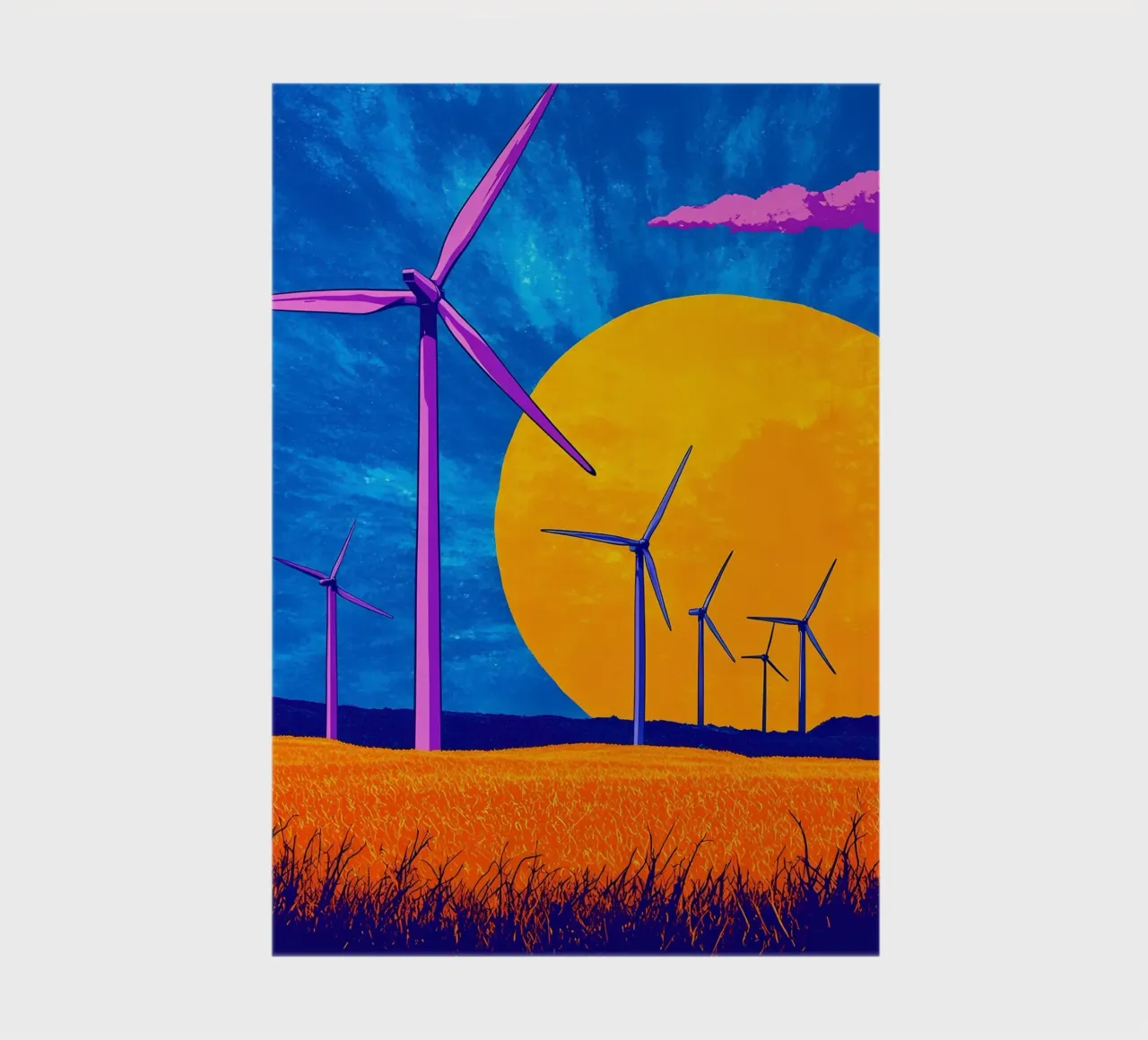 Turbine eoliche - Pop Art diario da ColorCrash Gallery