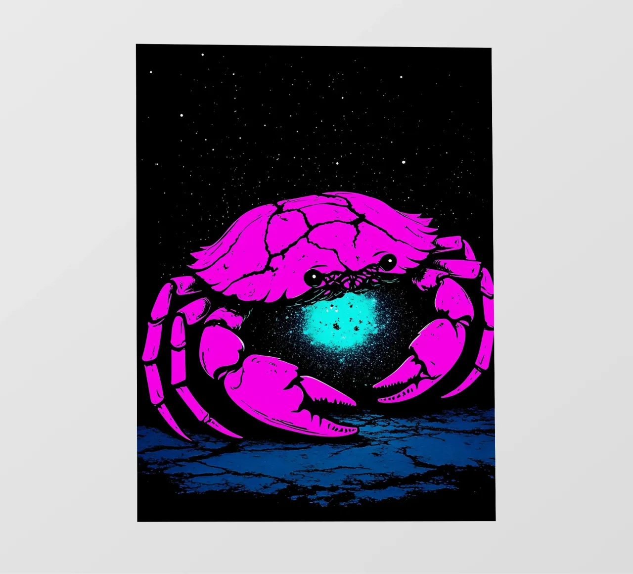 Granchio - Pop Art pellicola backlit da ColorCrash Gallery