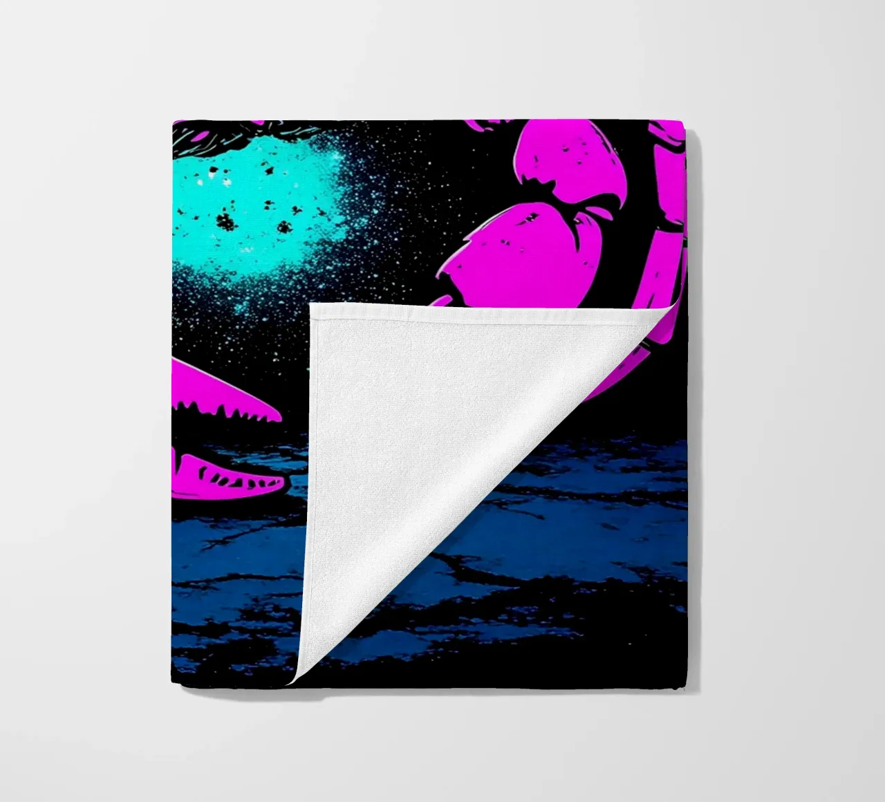 Granchio - Pop Art telo mare da ColorCrash Gallery