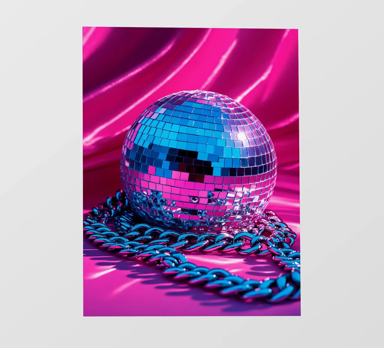 Chained Disco Ball - Pop Art pvc cover by ColorCrash Gallery