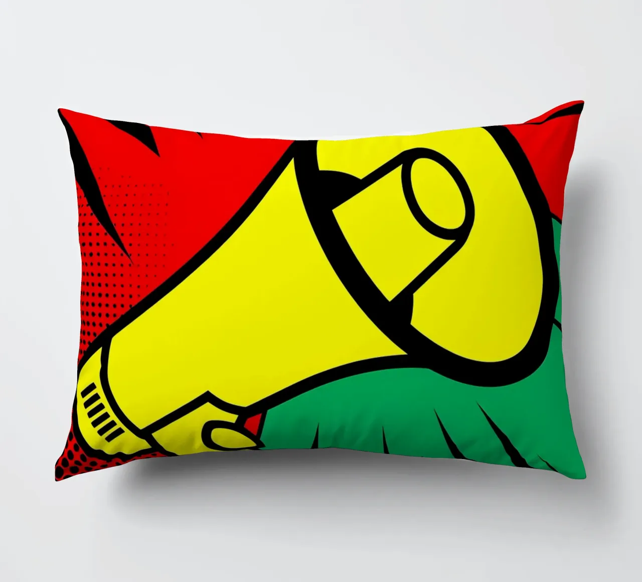 Mega Phone - Pop Art cuscino da ColorCrash Gallery