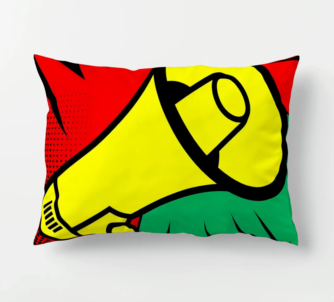 Mega Phone - Pop Art cuscino da ColorCrash Gallery