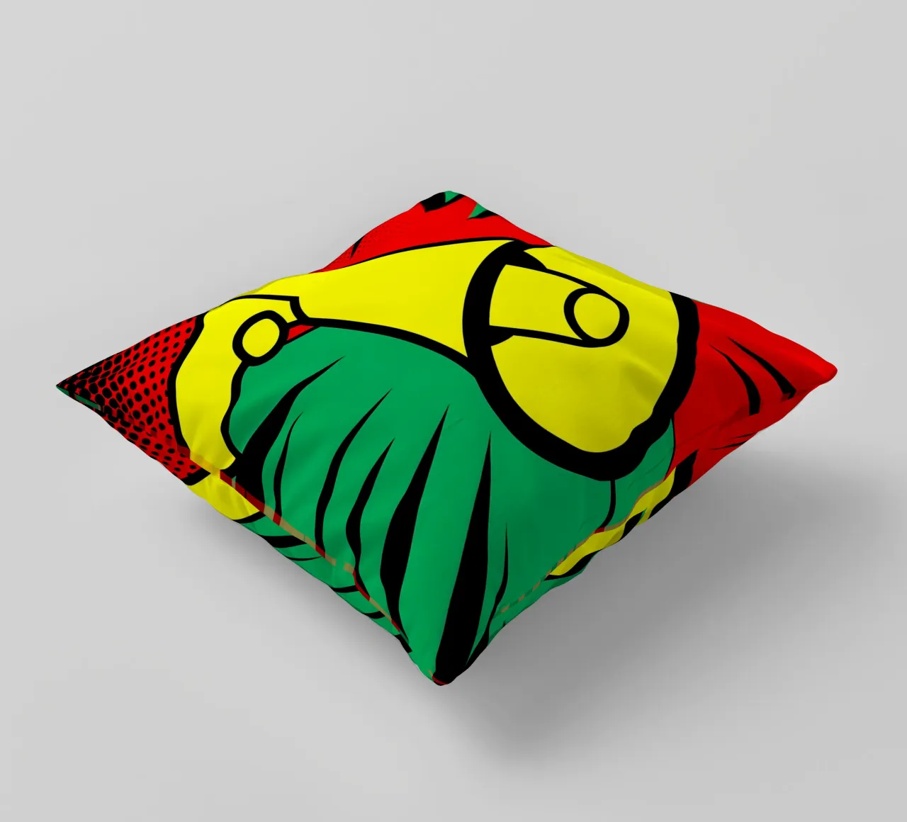 Mega Phone - Pop Art cuscino da ColorCrash Gallery