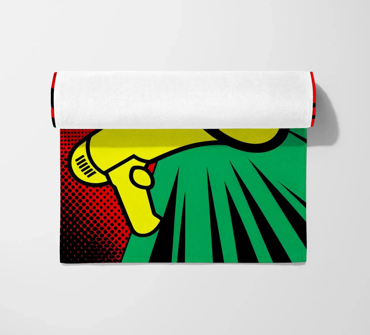 Mega Phone - Pop Art telo mare da ColorCrash Gallery