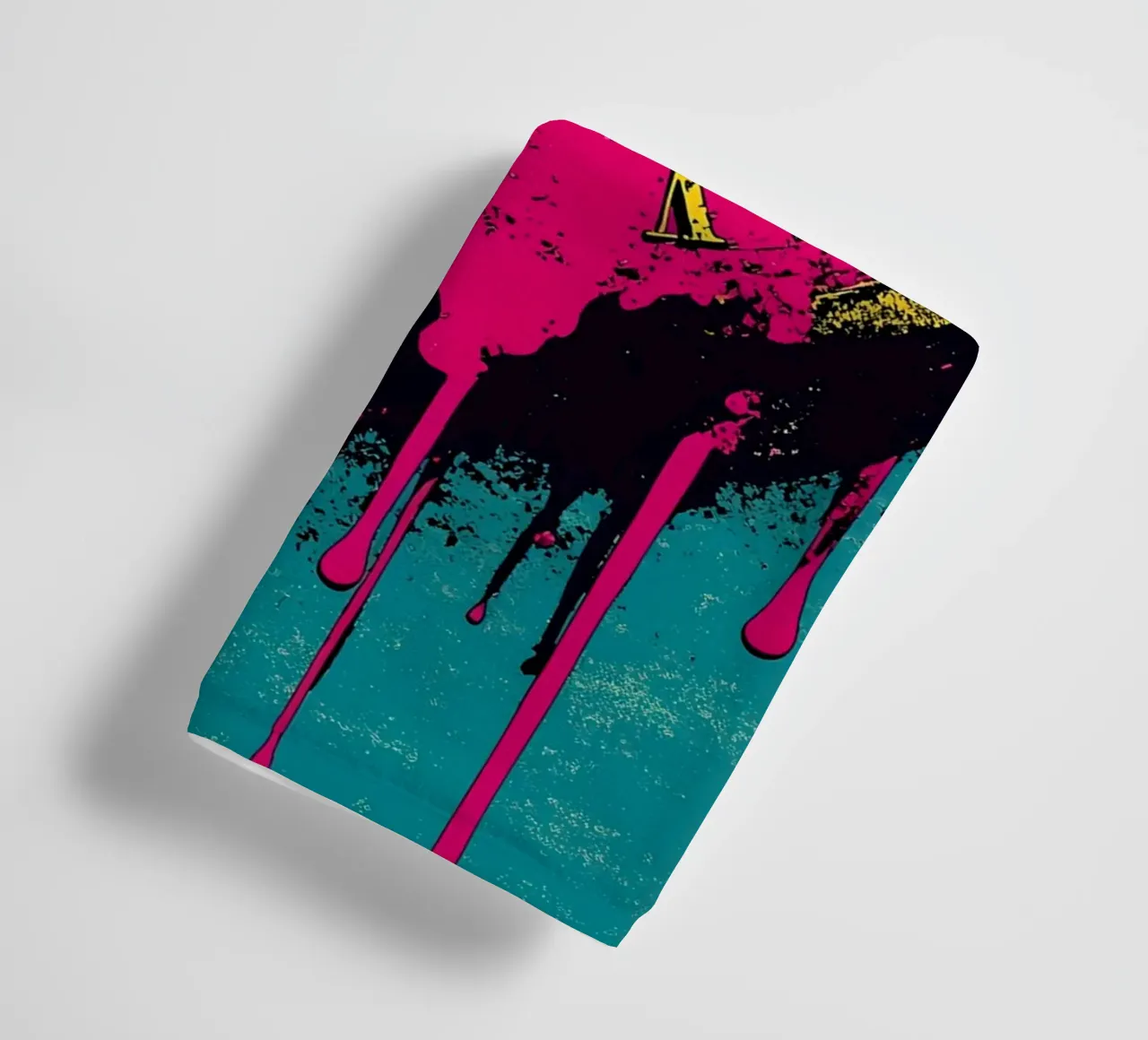 Schmelzende Uhr - Pop Art Handtuch von ColorCrash Gallery