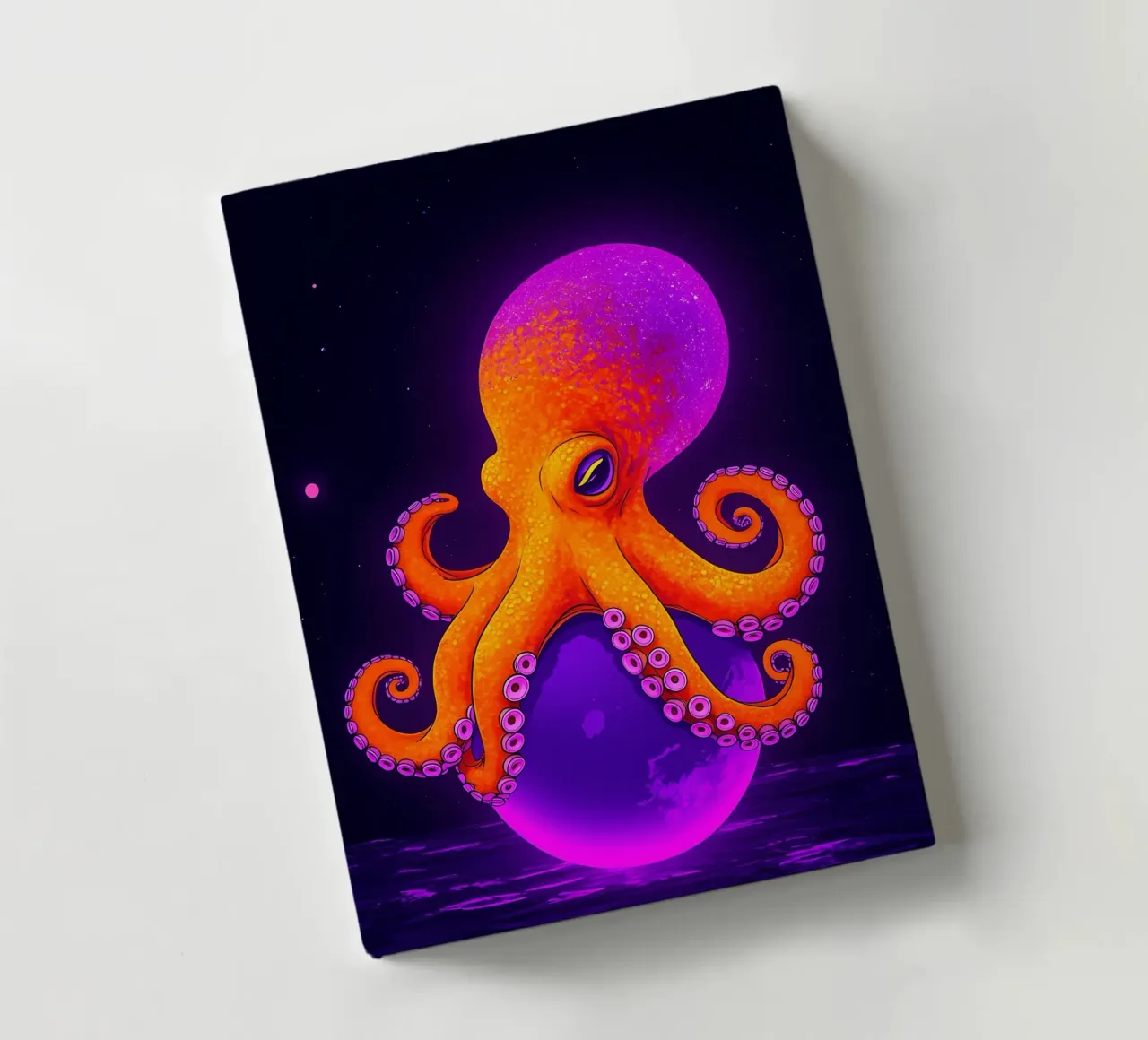 Oktopus - Pop-Art Notizbuch von ColorCrash Gallery