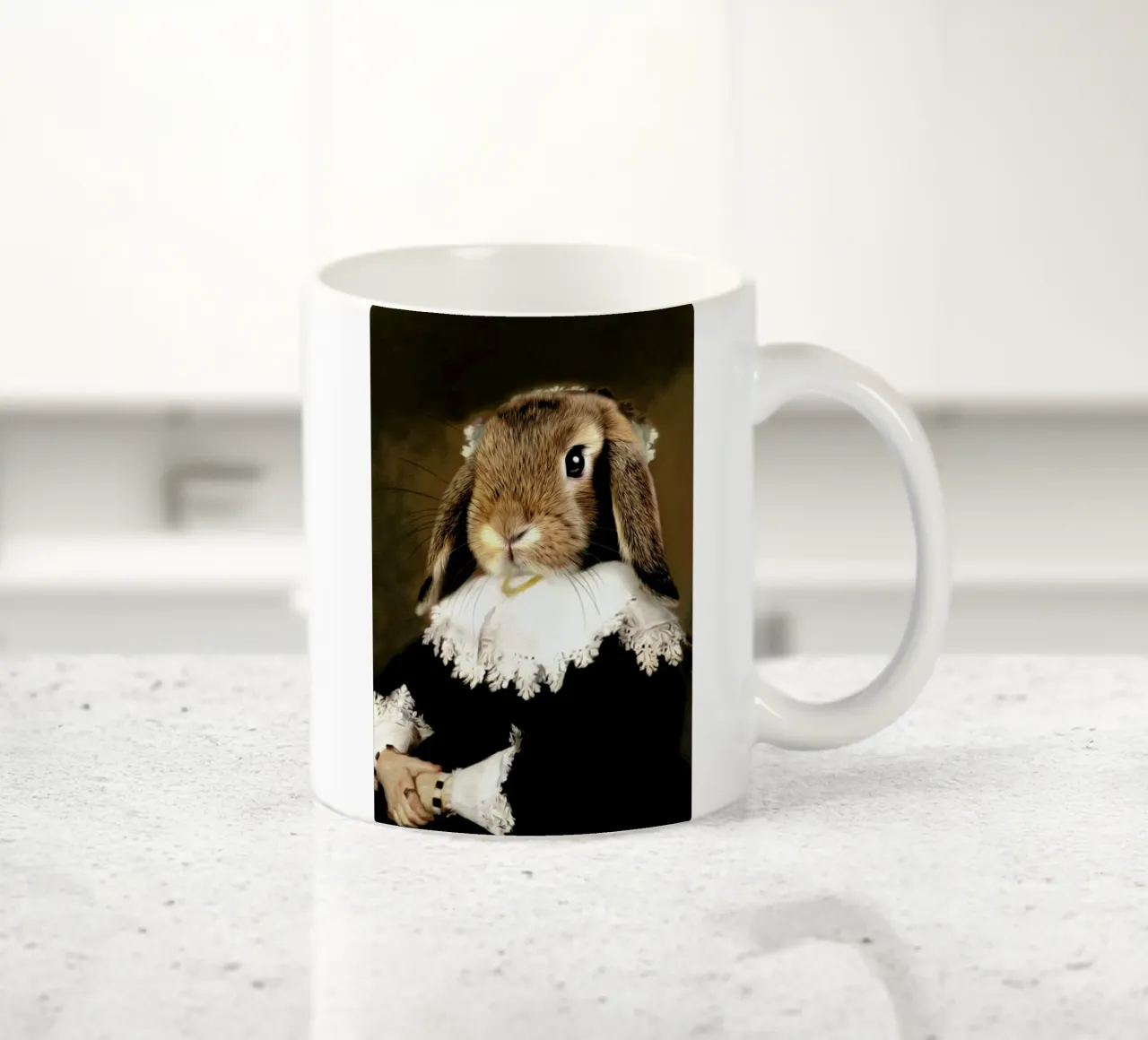 Miss Bunny Rabbit tazza in ceramica da Tein Lucasson