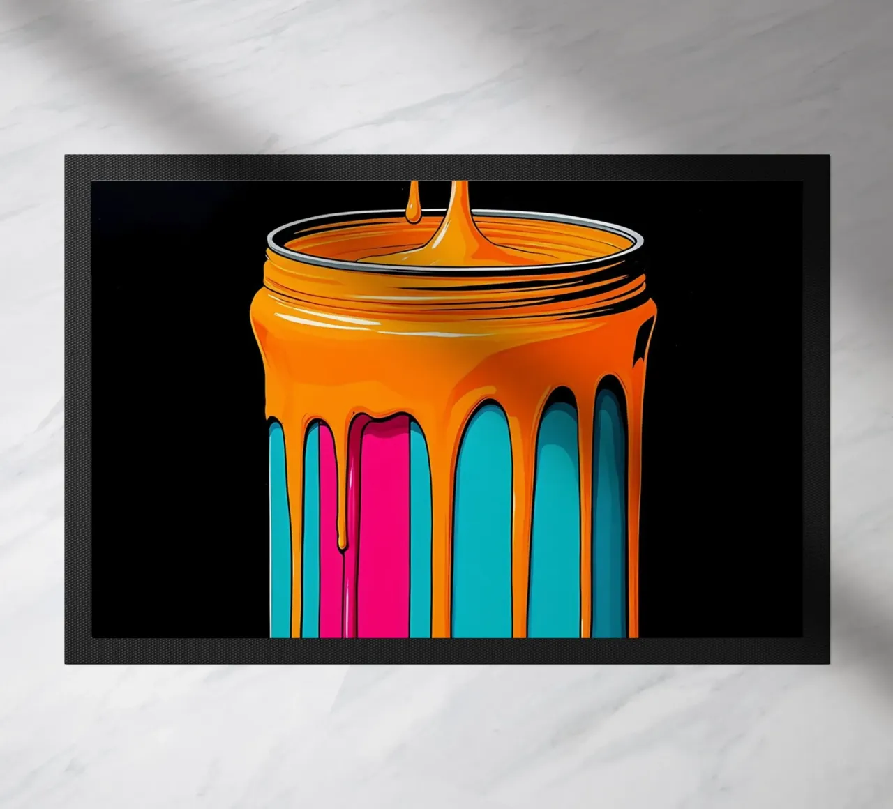 Lattina di dolore - Pop Art zerbino da ColorCrash Gallery