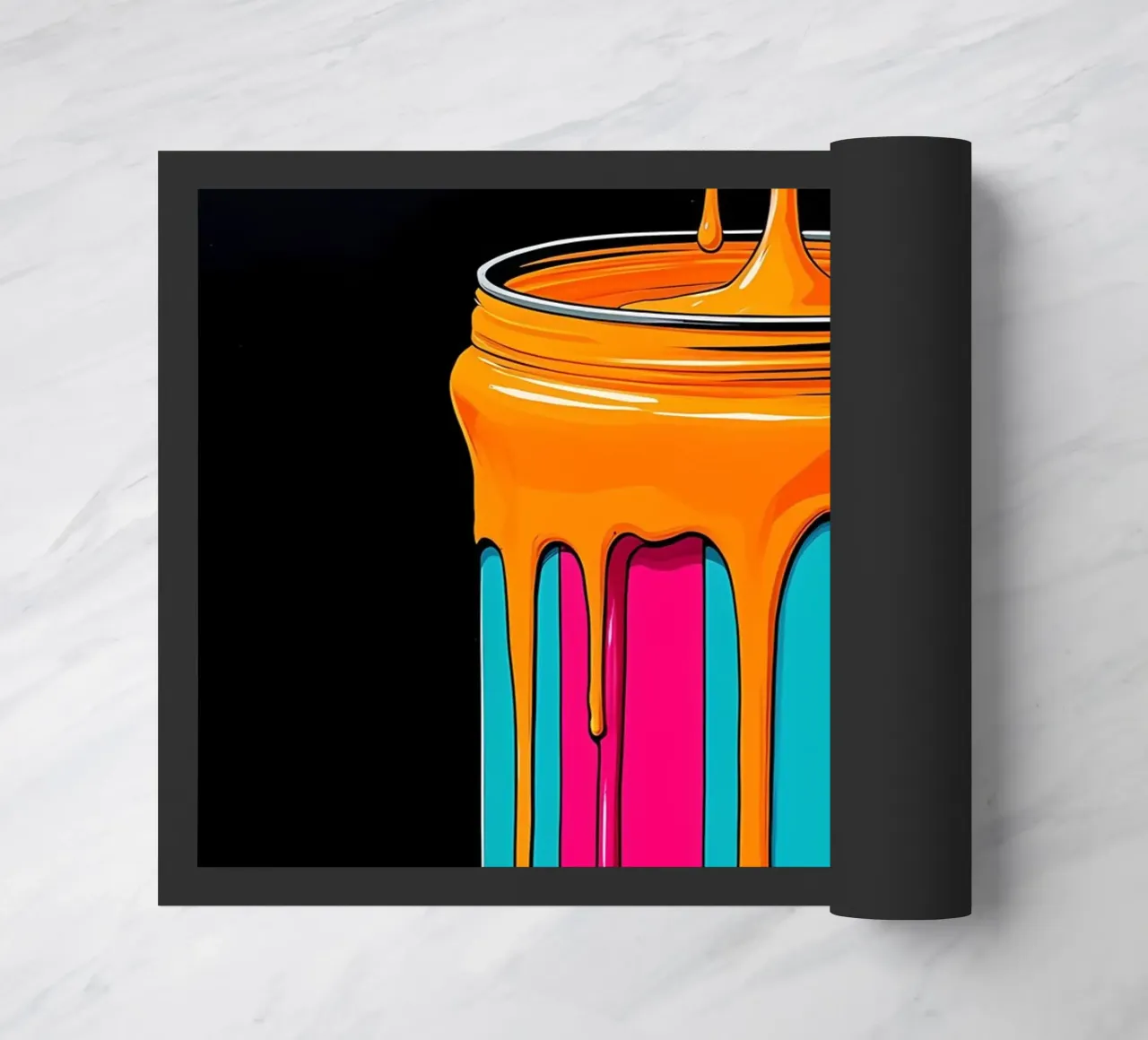 Lattina di dolore - Pop Art zerbino da ColorCrash Gallery