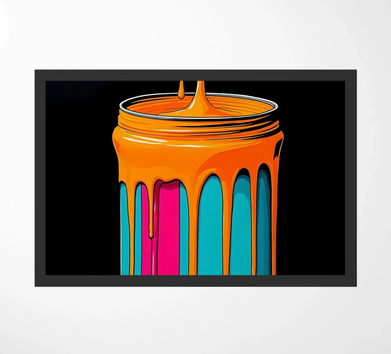 Lattina di dolore - Pop Art zerbino da ColorCrash Gallery