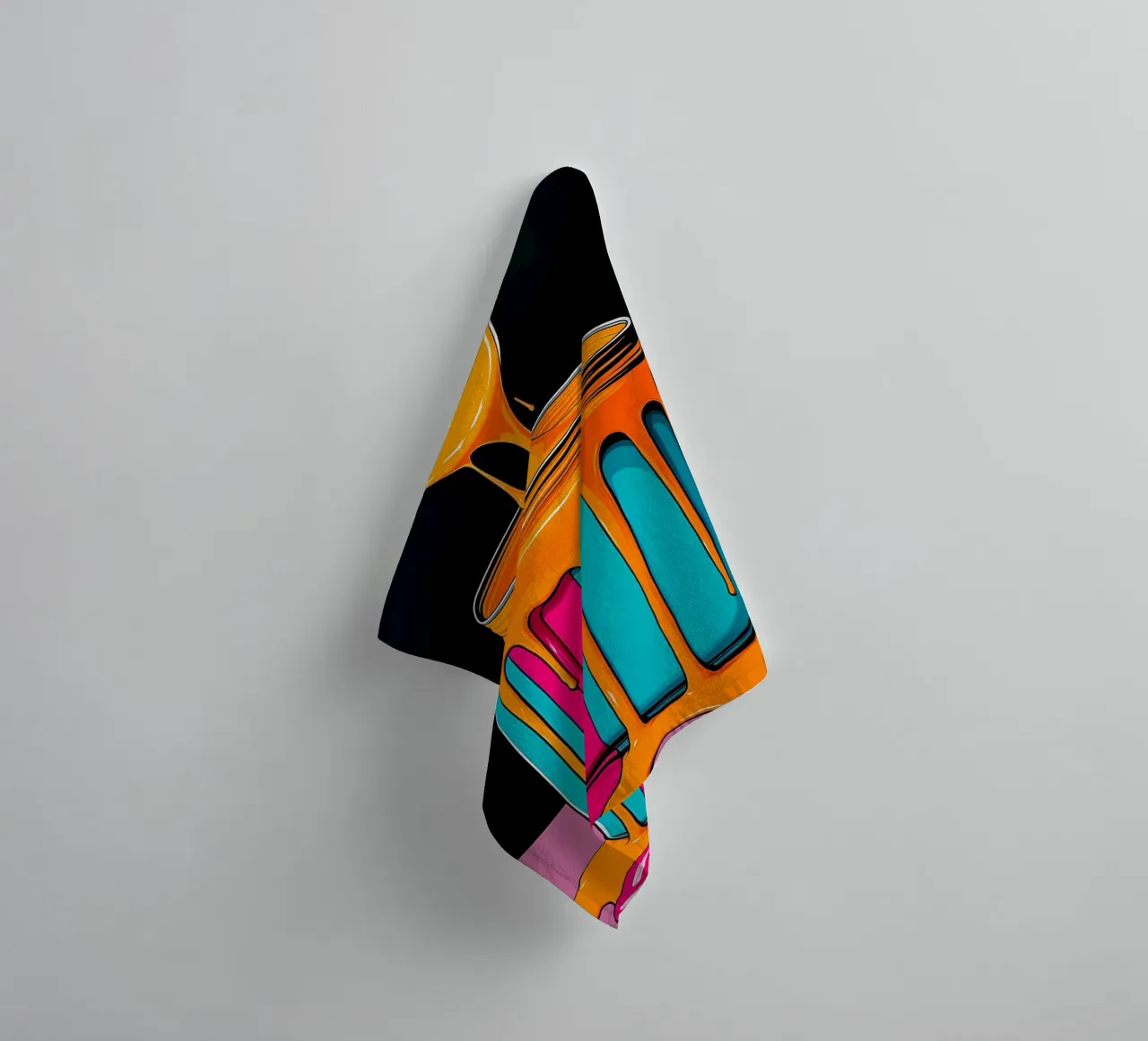 Lattina di dolore - Pop Art asciugamano da bagno da ColorCrash Gallery