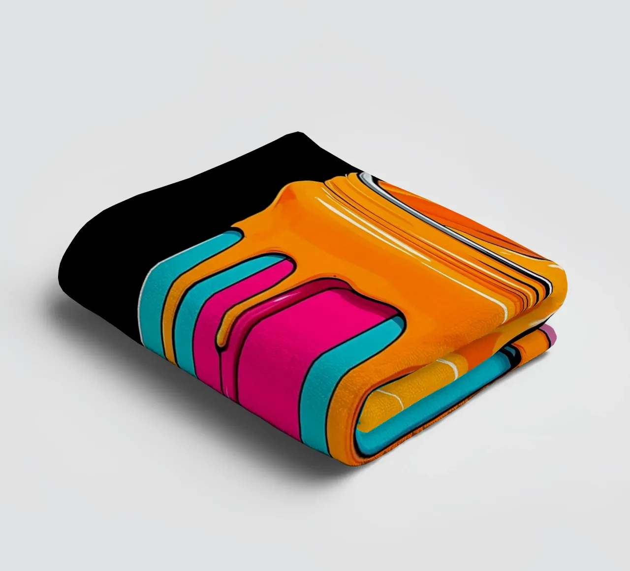 Lattina di dolore - Pop Art asciugamano da bagno da ColorCrash Gallery