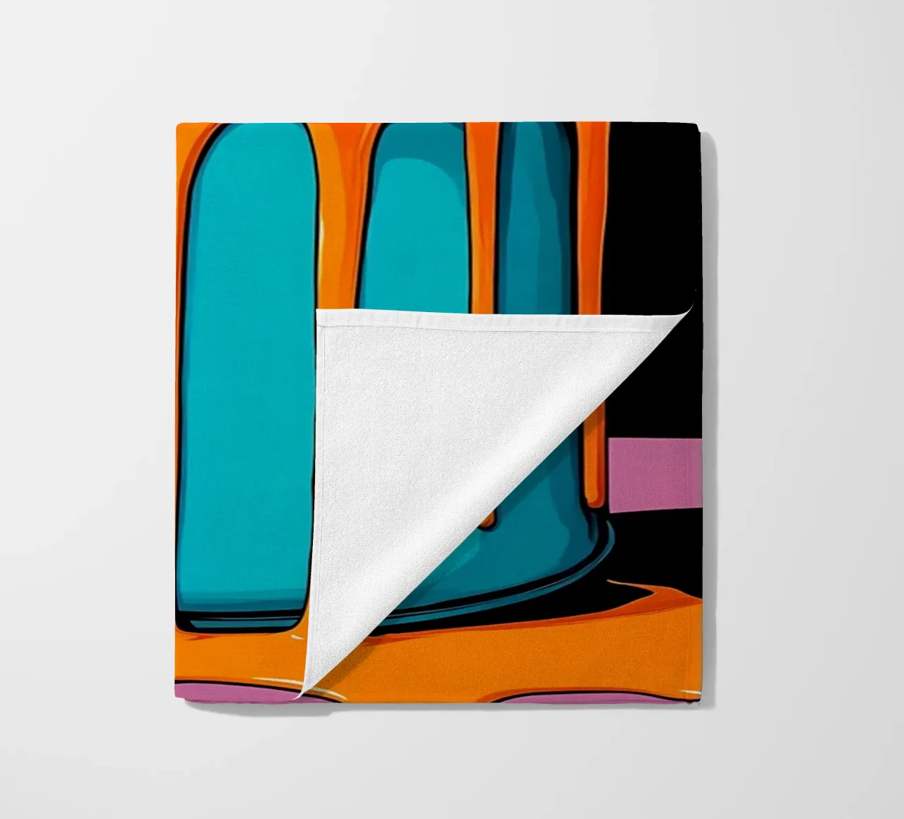 Lattina di dolore - Pop Art telo mare da ColorCrash Gallery