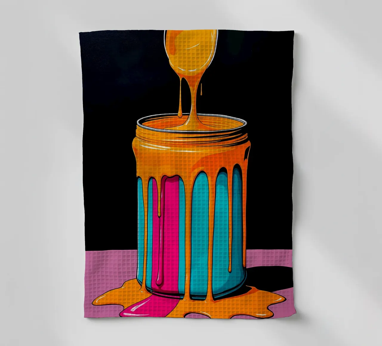 Lattina di dolore - Pop Art canovaccio da cucina da ColorCrash Gallery