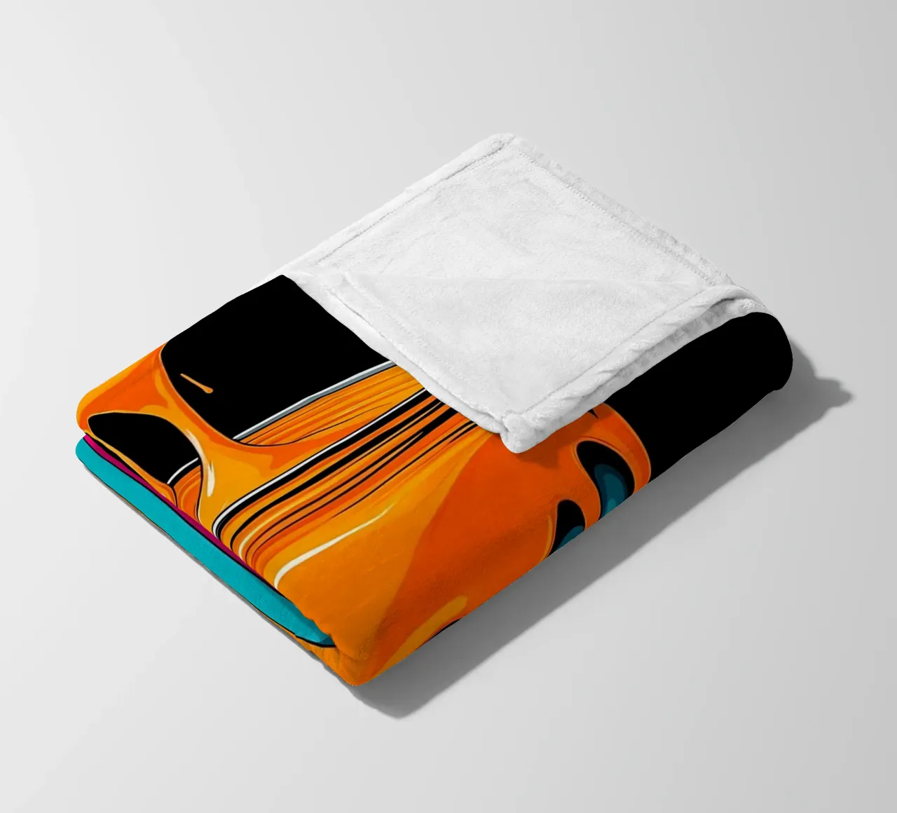 Lattina di dolore - Pop Art coperta in pile da ColorCrash Gallery