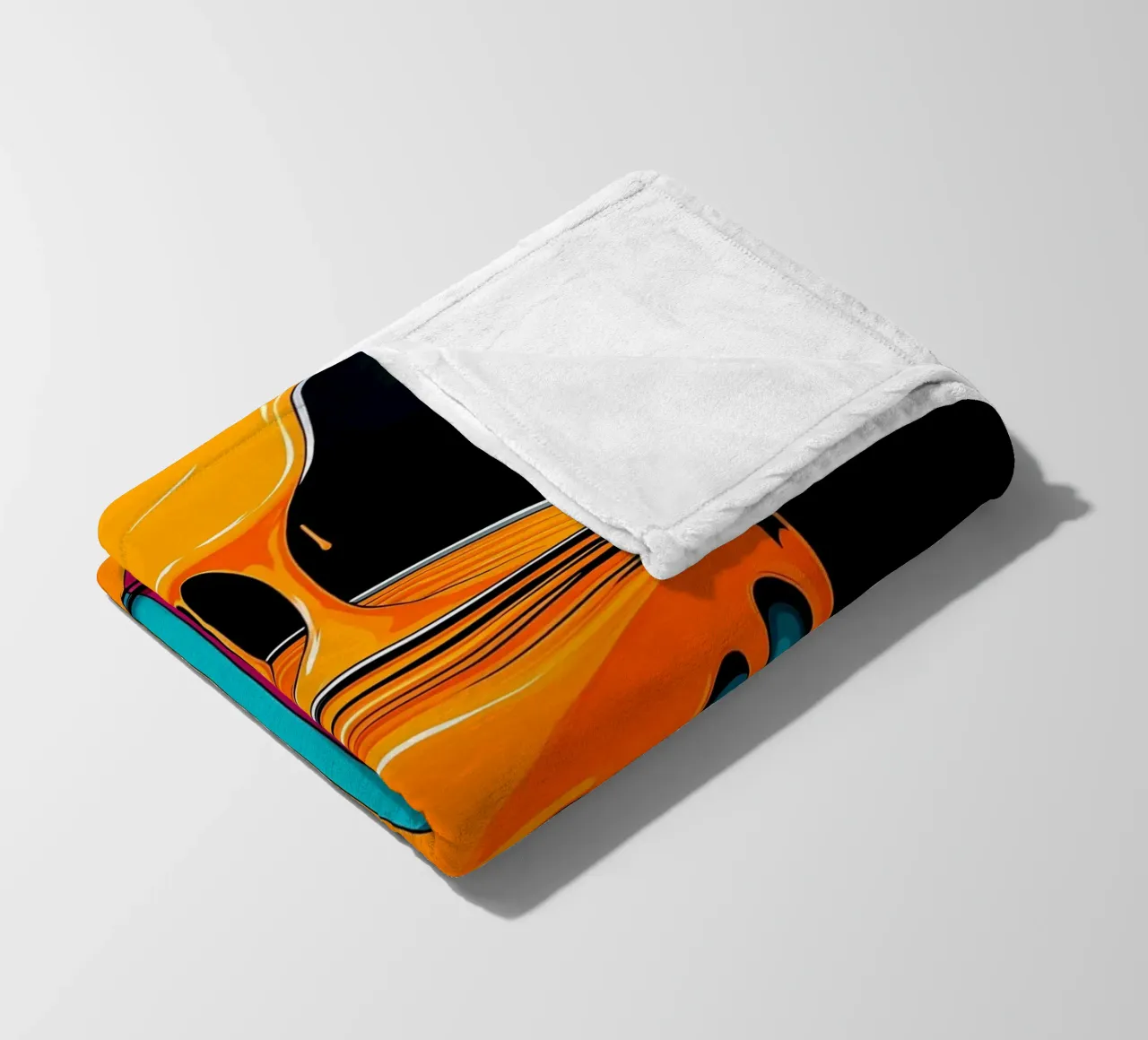 Lattina di dolore - Pop Art coperta in pile da ColorCrash Gallery