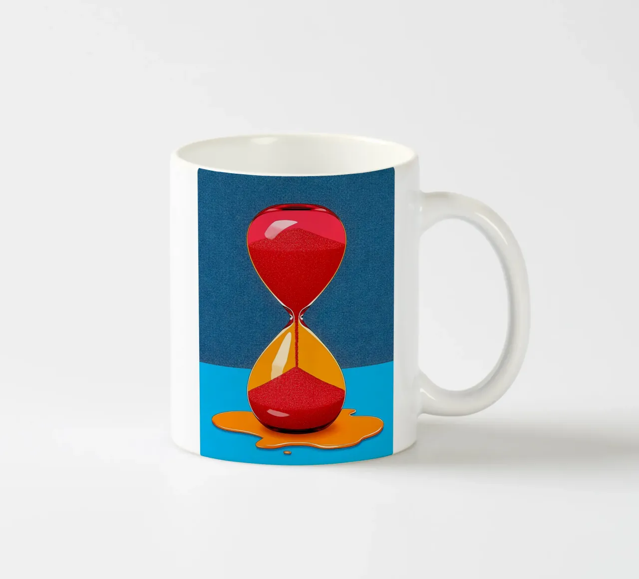 Clessidra - Pop Art tazza in ceramica da ColorCrash Gallery