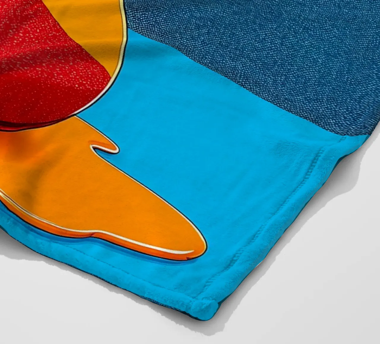Clessidra - Pop Art coperta in pile da ColorCrash Gallery