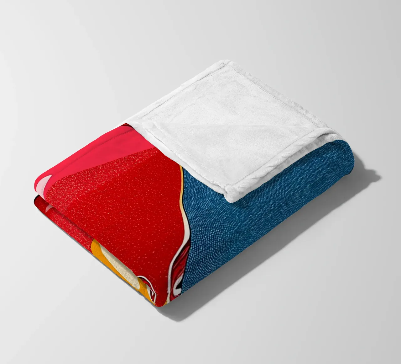 Clessidra - Pop Art coperta in pile da ColorCrash Gallery